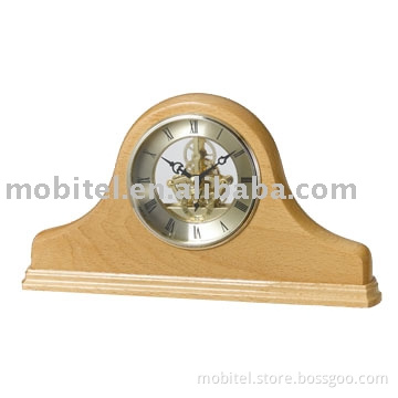 Wooden Desk Clock (M-5017)